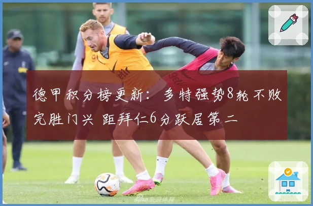 德甲积分榜更新：多特强势8轮不败完胜门兴 距拜仁6分跃居第二